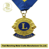 Custom Antique Silver Award Souvenir Carnival Event Medal with Ribbon