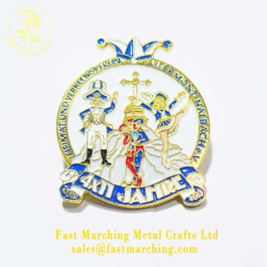 Custom Personalized Gift Printing Lapel Pin Making Supplies Wedding Badge