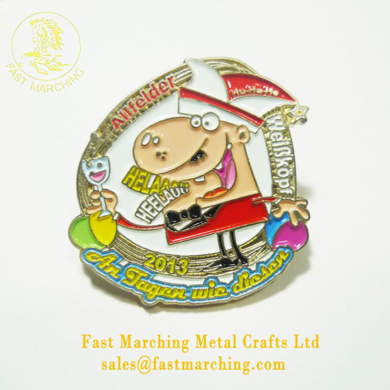 Wholesale Factory Direct Sale Metal Clip Lapel Pin Souvenir Badge