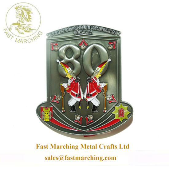 Wholesale Cheap Award Lanyard Enamel Square Metal Carnival Medal
