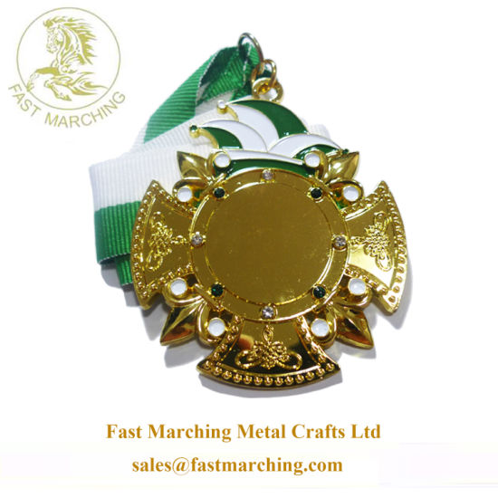 Wholesale Custom Promotional 3D Fake Die Casting Gold Sport Medal
