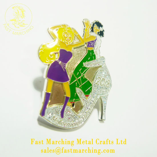Custom Promotional Gift Button Shoe Lapel Pin Printing Badge Emblem