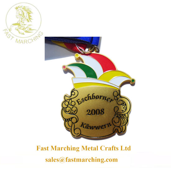 Custom Engraved Zinc Alloy Suppliers Souvenir Award Medal for Sale