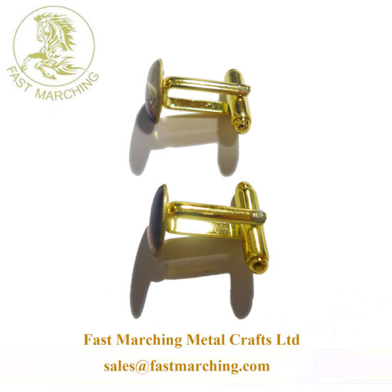 Custom Good Quality Plane Button Men′s Silver 3D Personalised Cufflinks