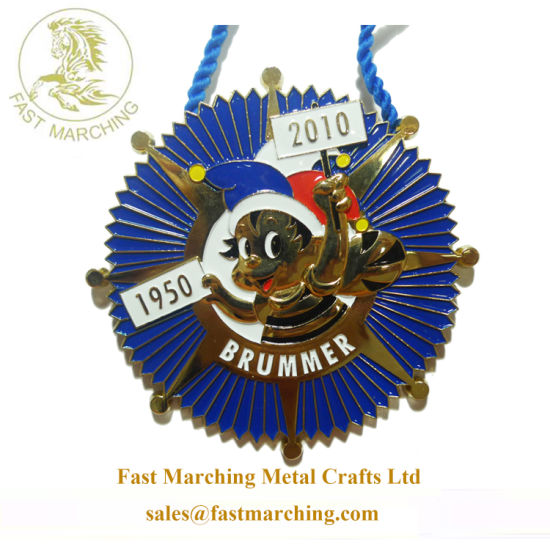 Factory Price Custom Hanger Strap Enamel Finisher Medal Metal
