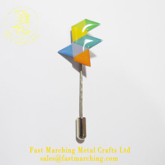 Custom Factory Price Metal Plate Badge American Flag Lapel Pin