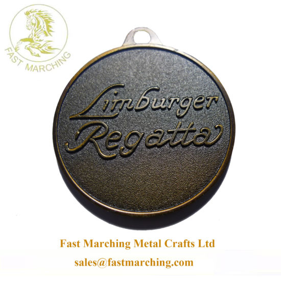 Custom Wholesale Engraved Sport Bronze Coin Blanks for Dak Medal