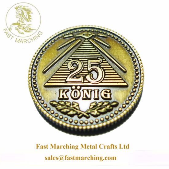 Wholesale Custom Precious Metal Souvenir 2 Euros Replica Copper Tin Coins
