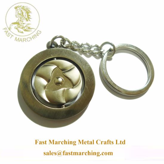 Custom Wholesale Security Awesome Double Sided Engraved Metal Keychains