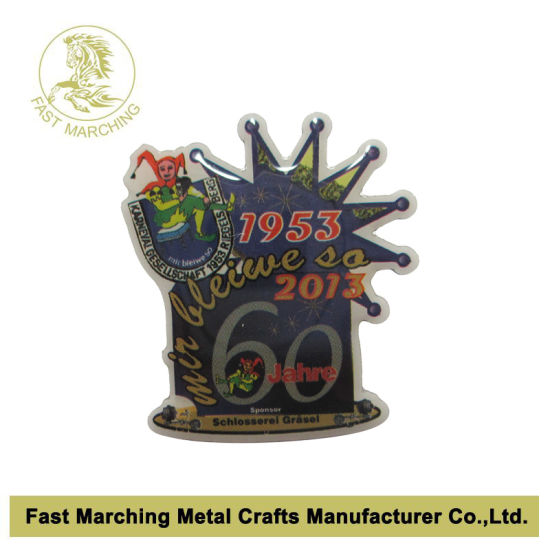 Custom Metal Souvenir Enamel Club Badge Lapel Pin Emblem Maker