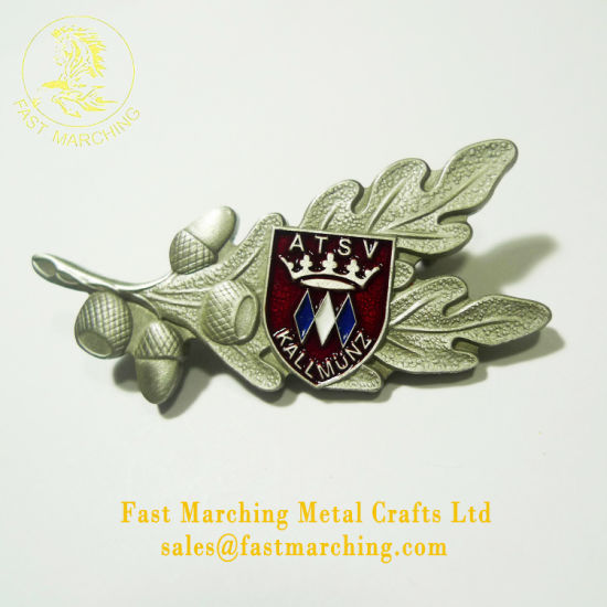 Custom Good Quality Airplane Pin Metal Plate Clothing Scout Badge