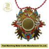 Custom Award Religious Metal Enamel Medallion Catholic Replica Gold Medal