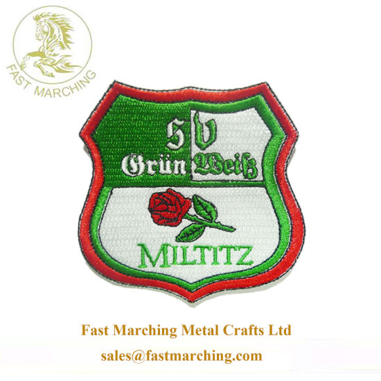 Custom Best Quality Badge Textile Sheriff College Embroidered Patches