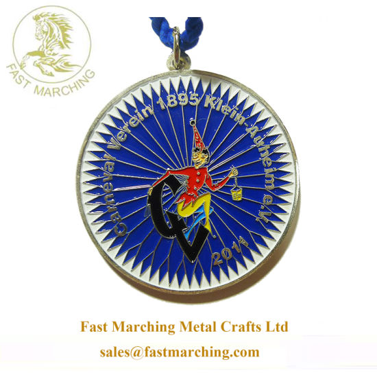 Factory Price Custom Gift Finisher Round Austraial Enamel Medals Online