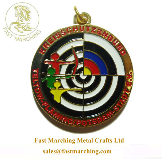 Custom Medallion Free Pins Gift Enamel Color Filled Medals for Youth