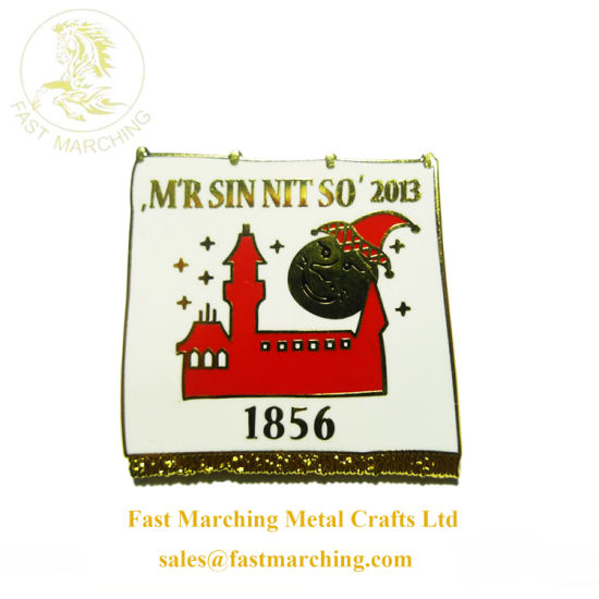 Custom Promotion Name Clothing Mini Emblem Metal Badge Souvenir Plaque