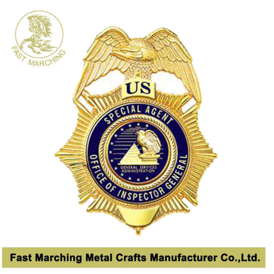Custom High Quality Police Army Troop Sheriff Souvenir Metal Badges