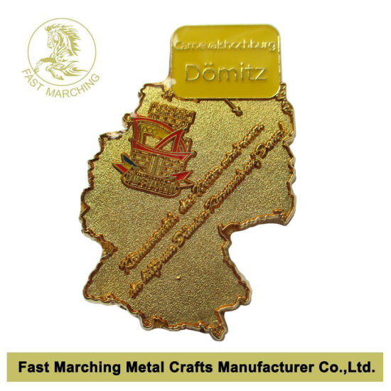 Customized Metal Police Military Emblem Name Button Lapel Pin Badges
