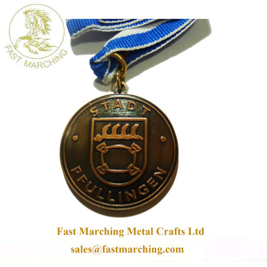 Factory Price Custom Ribbons 3D German Zinc Alloy Award Medals
