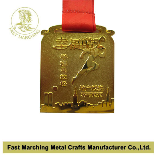 Custom Award Religious Metal Enamel Medallion Catholic Replica Gold Medal