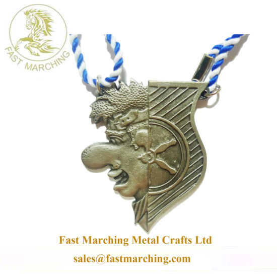 Factory Price Custom Ribbon Engraved Medallions Embossed Engraved 3D Medal
