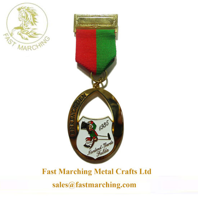 Factory Price Custom Enamel Reel Medallion Medals Made to Order