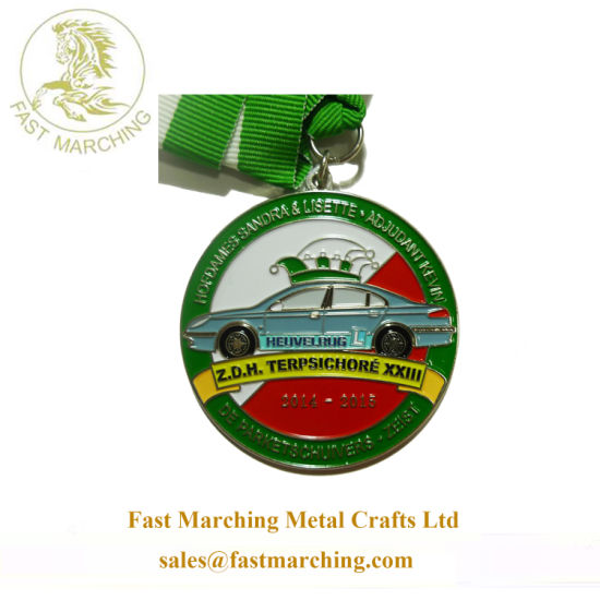 Custom Kid Gift Enamel Medallion Fabric Souvenir Funny Medal Awards