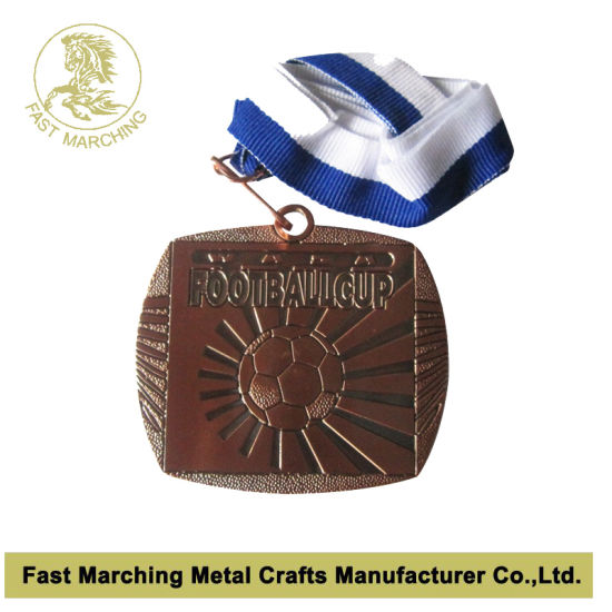 Custom Metal Antique Silver 3D Finisher Metal Medal for Events