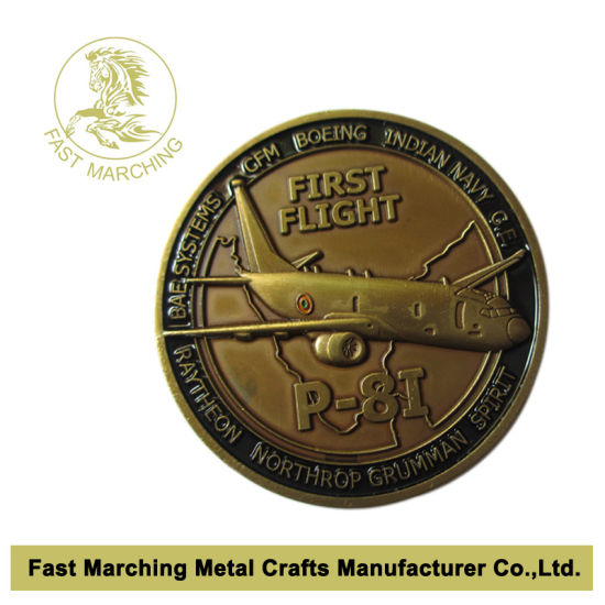 Custom Military Souvenir Trolley Coin with Competitive Price Maker