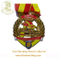 Custom Cheap Carved Medallion 3D Design Ribbon Souvenir Engraved Medals