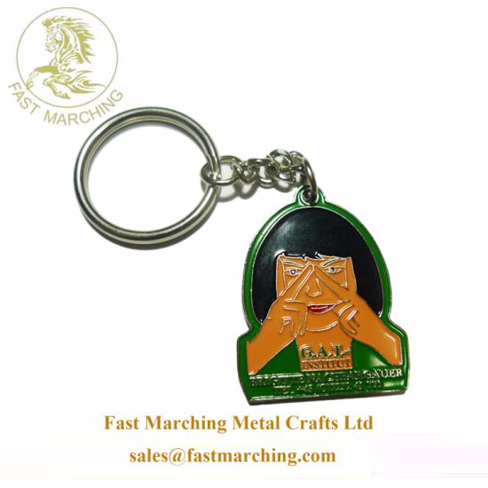 Custom Rings Bulk Gift Online Metal Printed Photo Keychain
