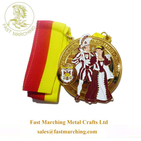 Custom Die Casting Design Your Own Royal Metal Medal Strap