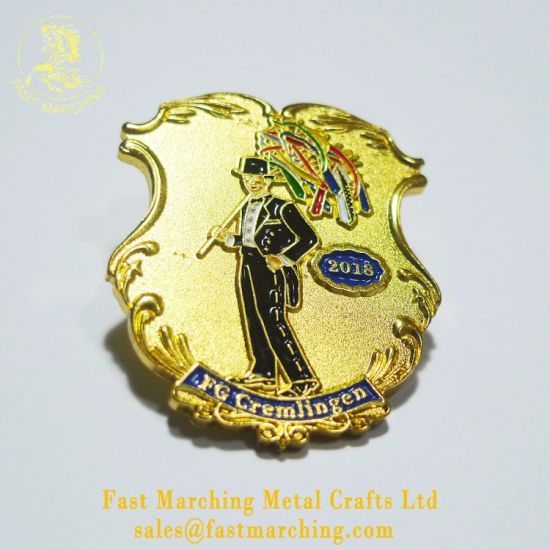 Custom Wholesale Cheap Us Marshal Metal Pilot Wings Pin Badge