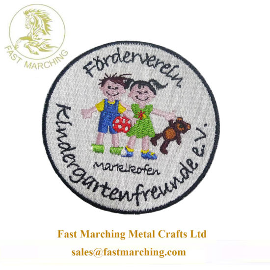 Wholesale Factory Price Patches Hungry Free Pogo embroidery Badge Maker