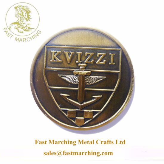 Custom Awards Metal Board Game Zinc Alloy Lapel Pin Antiqu Coin
