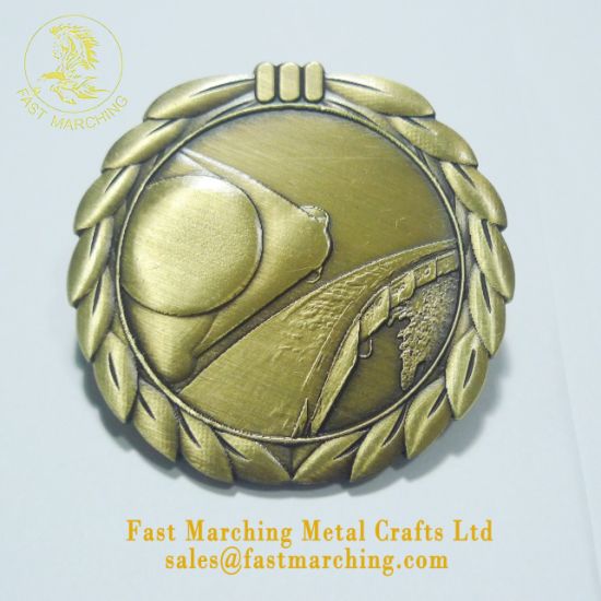 Custom Crystal Stone Flame Football Collar Emblem Badge Lapel Pins