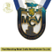 Metal Sports Medal with 3D Effect, Medallion with Crystals (stones)