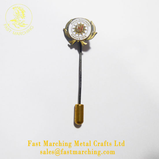 Custom Factory Price Magnetic Button Badge Long Needle Lapel Pin