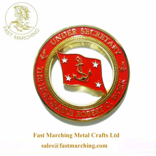 Customized Factory Military Trolley Souvenir Metals Us Challenge 3D Coin