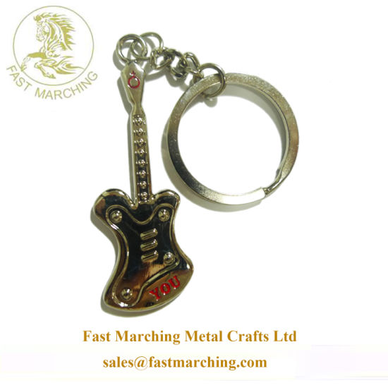 Customized Personalized Gifts Ring Stainless Steel 3D Keychain with Logo