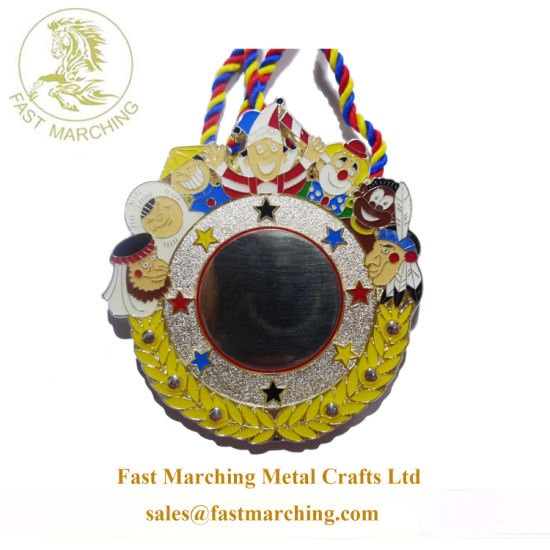 Custom Trophies Keychain and Awards Metal Football Medals for Sale