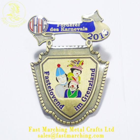 Custom Factory Price Button Material Metal Badge Enamel Pin