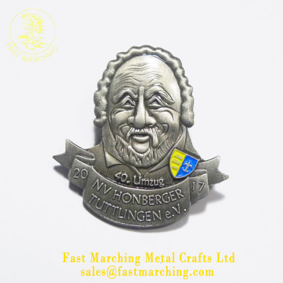 Custom Commander Pete Official Pin Souvenir Metal Sheriff Badge