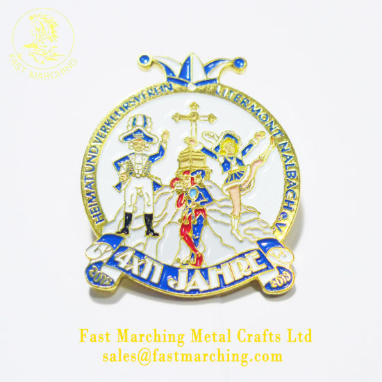 Custom Wholesale Factory Pin Badges Online with Your Own Design