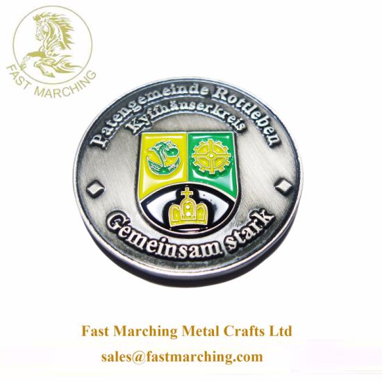 Custom Wholesale Medals School Logo Stamping Metals Used in Coins