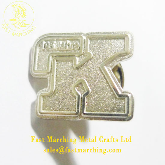 Custom Magnetic Event Button Badge Metal Letter Lapel Pin