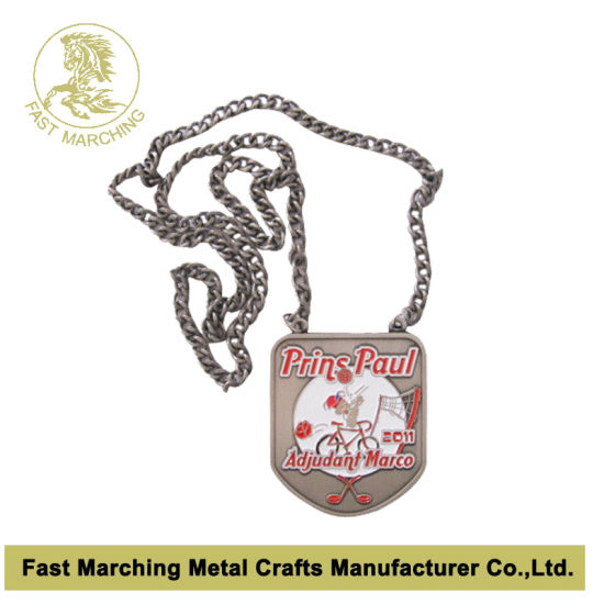 Awarded Top Quality Olympic Army Military Soccer Belt Medal Medallion