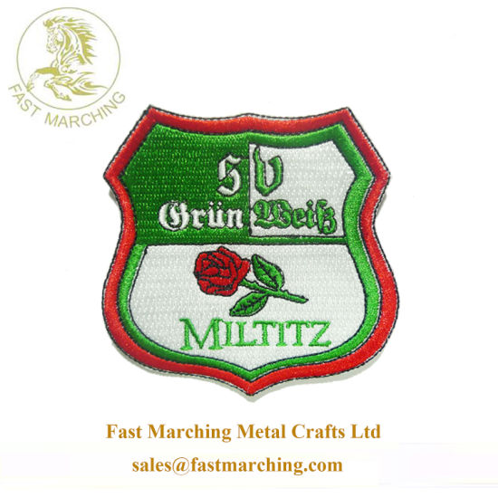 Factory Price Custom Embroidered Sublimation Own Logo Badge University Patches