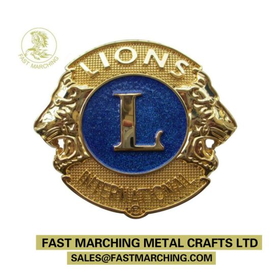 Custom High Quality Police Army Troop Sheriff Souvenir Metal Badges