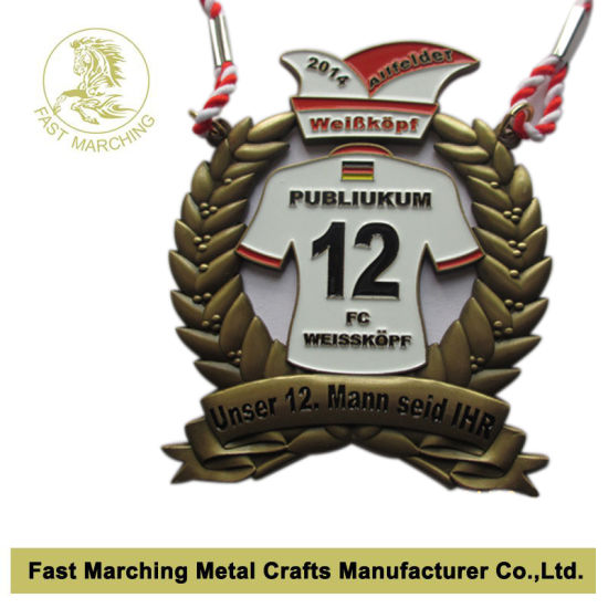 Custom Three Parts Fixed Souvenir Award Carnival Medallion Medal Factory
